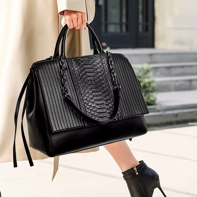 Luxury women's handbags with classic design