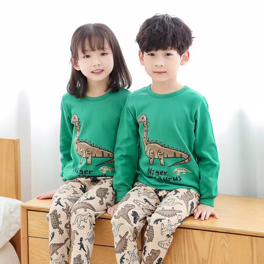 بيجامات قطنية للأطفال والفتيات - Cotton Pajamas Set for Kids, Girls