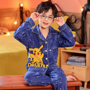 بيجامة الاطفال  بأكمام طويلة - Children's long-sleeved pajamas