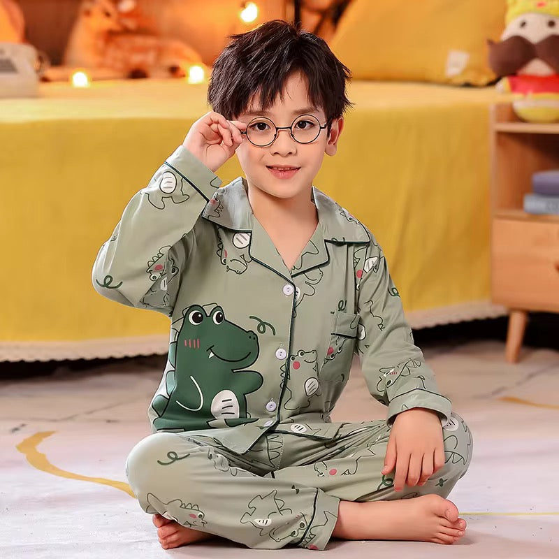 بيجامة الاطفال  بأكمام طويلة - Children's long-sleeved pajamas
