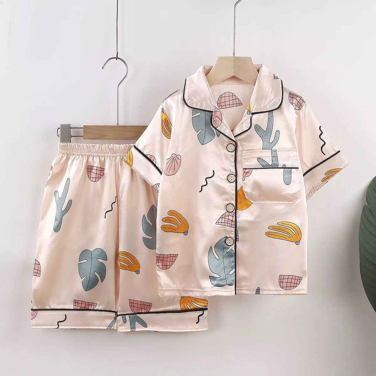 Boys' and girls' silk nightgowns