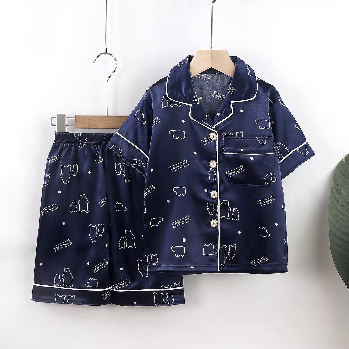 Boys' and girls' silk nightgowns