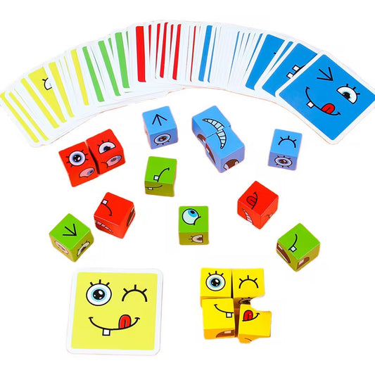 Educational games building wooden game