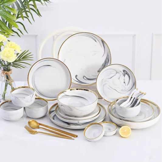 ديكور منزلي فاخر للزفاف والعشاء والحفلات أواني طعام أدوات - Luxury Home Decor Wedding Dinner Party Dinnerware