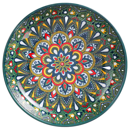 طبق و وعاء على الطراز البوهيمي - Bohemian style plate and bowl