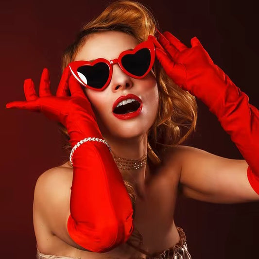 Women's party glasses