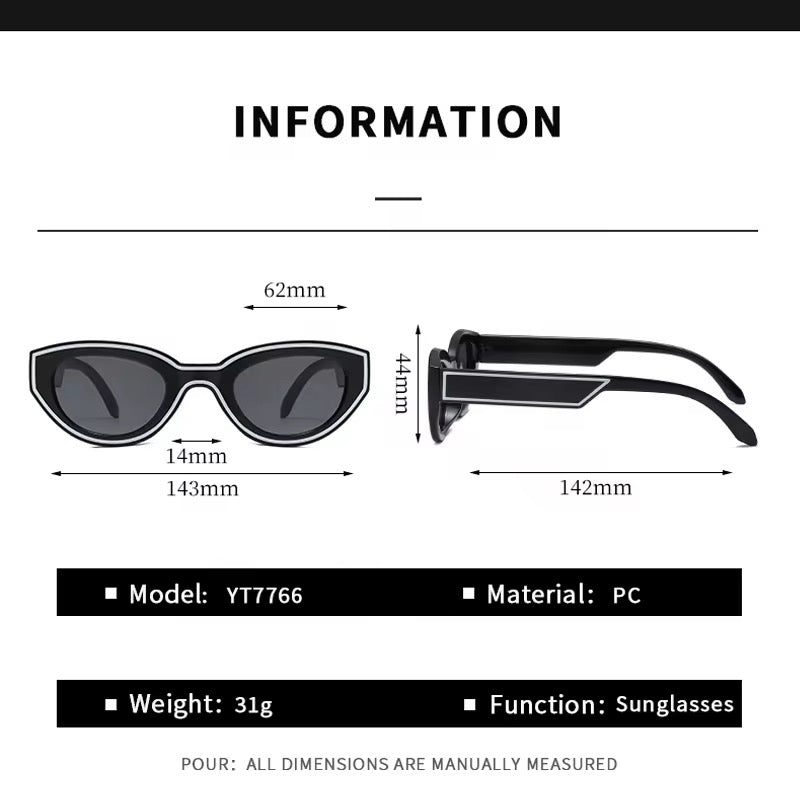 Modern and luxurious women's glasses