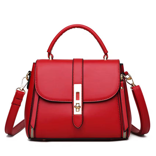Soft leather shoulder bag