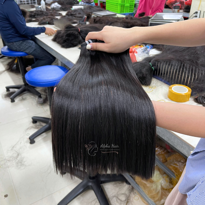 Raw Unprocessed Silky Cheapest Orange Hair Extensions 