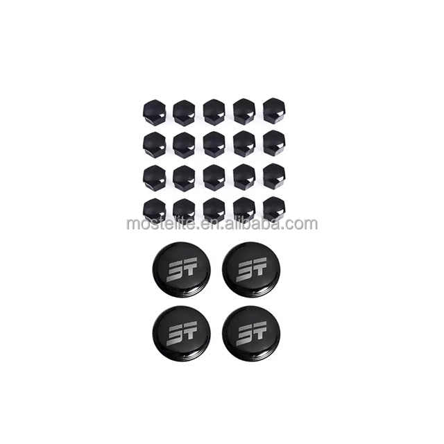 New Center Caps with Logo Decoration Wheel Hub Cap Screws Black Covers for LINGE T2 Traveler Accessories 