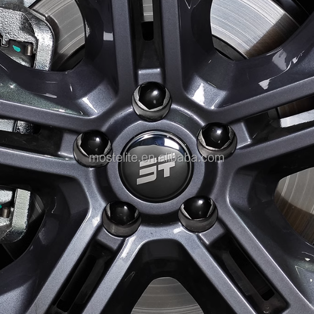 New Center Caps with Logo Decoration Wheel Hub Cap Screws Black Covers for LINGE T2 Traveler Accessories 
