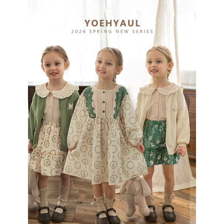 YOEHYAUL قميص وفساتين للأطفال من القطن 100% ملابس للفتيات الصغيرات مجموعات فساتين للأطفالYOEHYAUL 100% Cotton Baby Girls Shirt and Dresses Clothes Toddler Girls Dress Sets