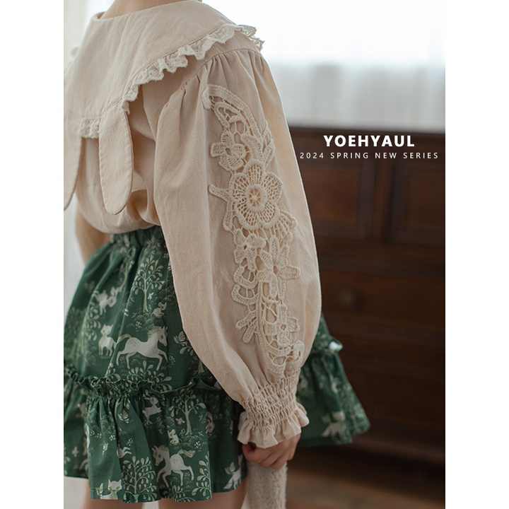 YOEHYAUL قميص وفساتين للأطفال من القطن 100% ملابس للفتيات الصغيرات مجموعات فساتين للأطفالYOEHYAUL 100% Cotton Baby Girls Shirt and Dresses Clothes Toddler Girls Dress Sets