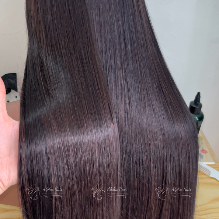 Raw Unprocessed Silky Cheapest Orange Hair Extensions 