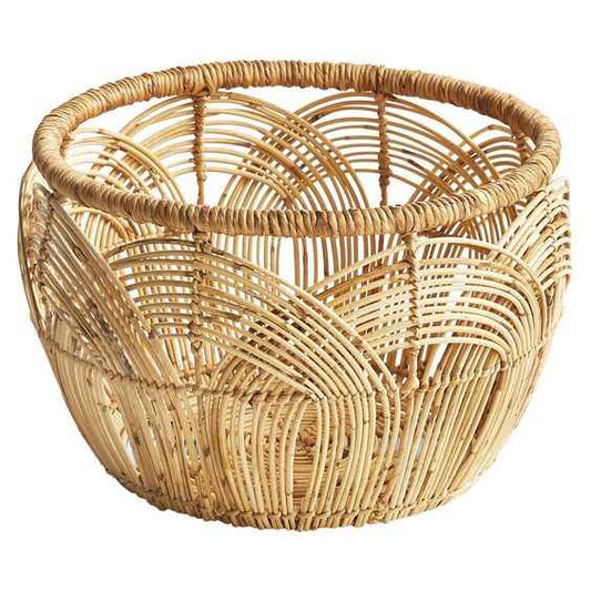 سلة تخزين كبيرة الحجم من الحبال القطنية -Large Cotton Love Storage Basket