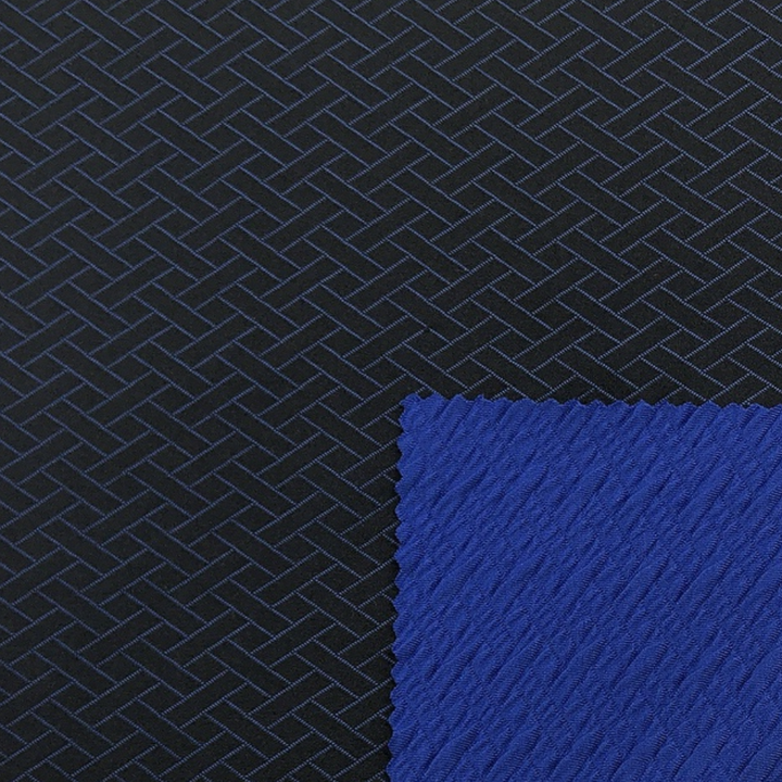 Seersucker Fabric with Wicking Anti Bacterial Finish 94% Polyester - 6% 