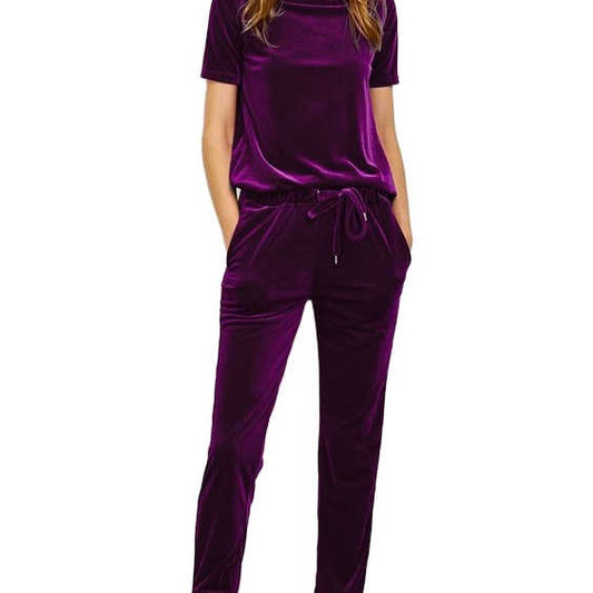velvet pajama set