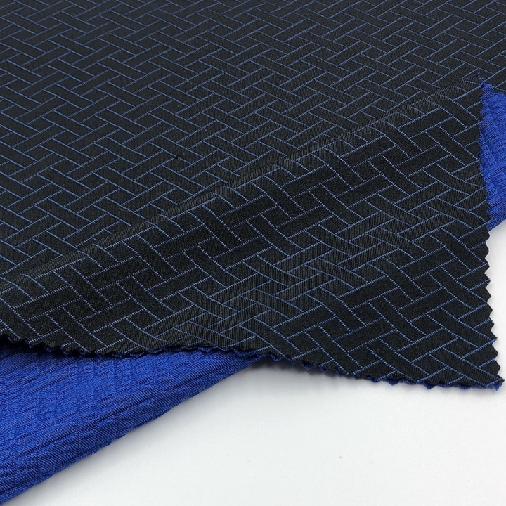 Seersucker Fabric with Wicking Anti Bacterial Finish 94% Polyester - 6% 