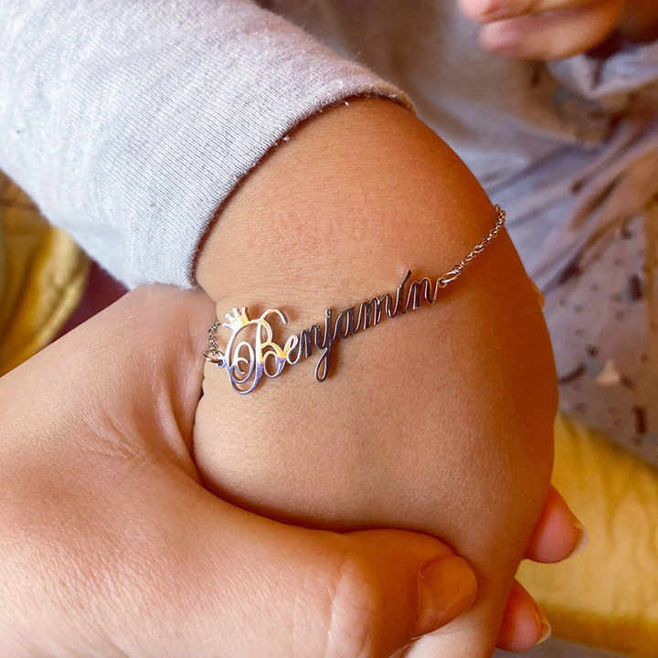 Children's Accessories Custom Letter Bracelet for Kids 
