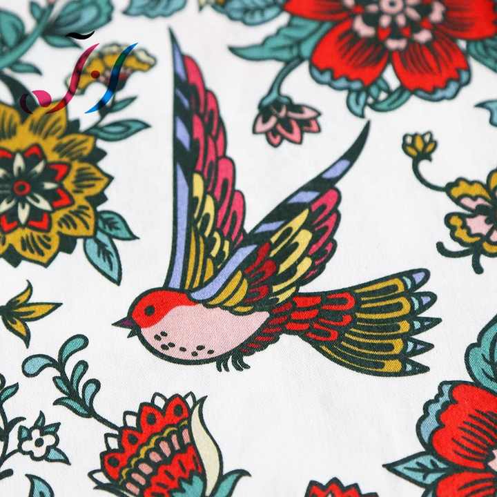 Custom Printing-Printed woven cotton 