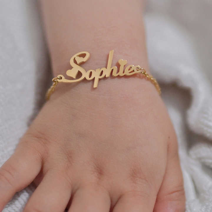 Children's Accessories Custom Letter Bracelet for Kids 