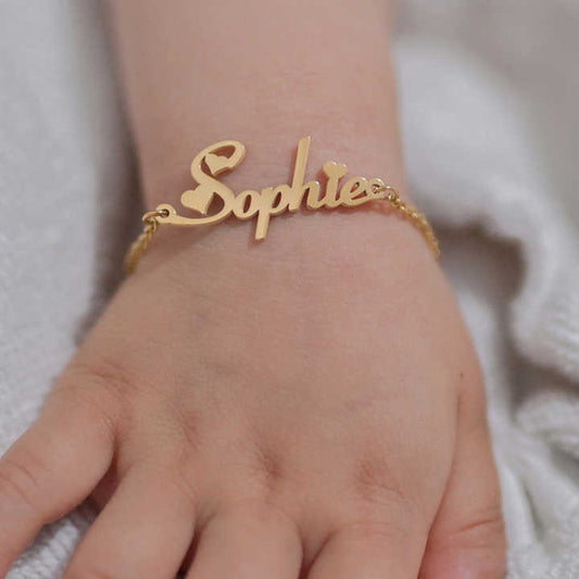 Children's Accessories Custom Letter Bracelet for Kids 